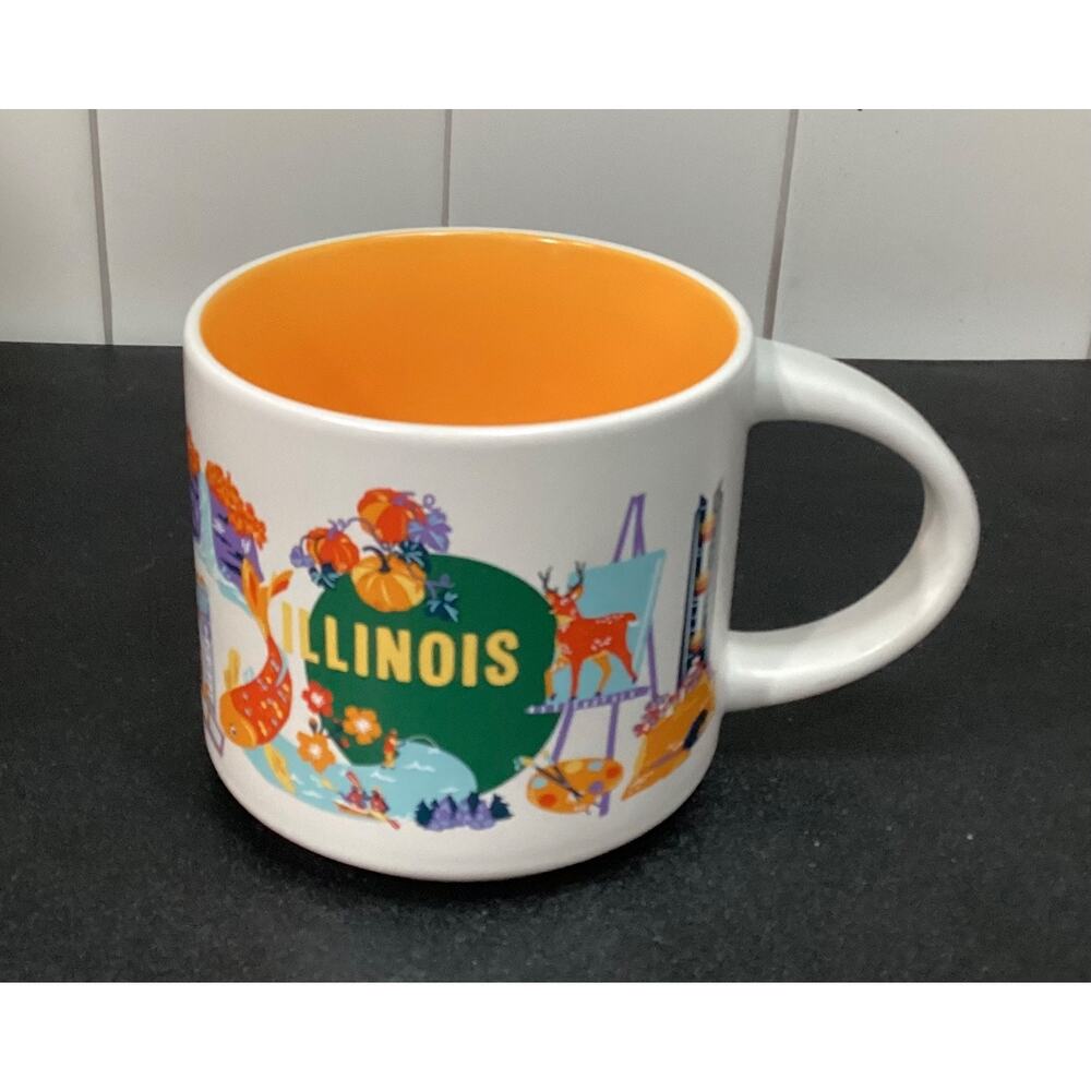 Starbucks Illinois Discovery Series 14 Ounce Coffee Mug Cup